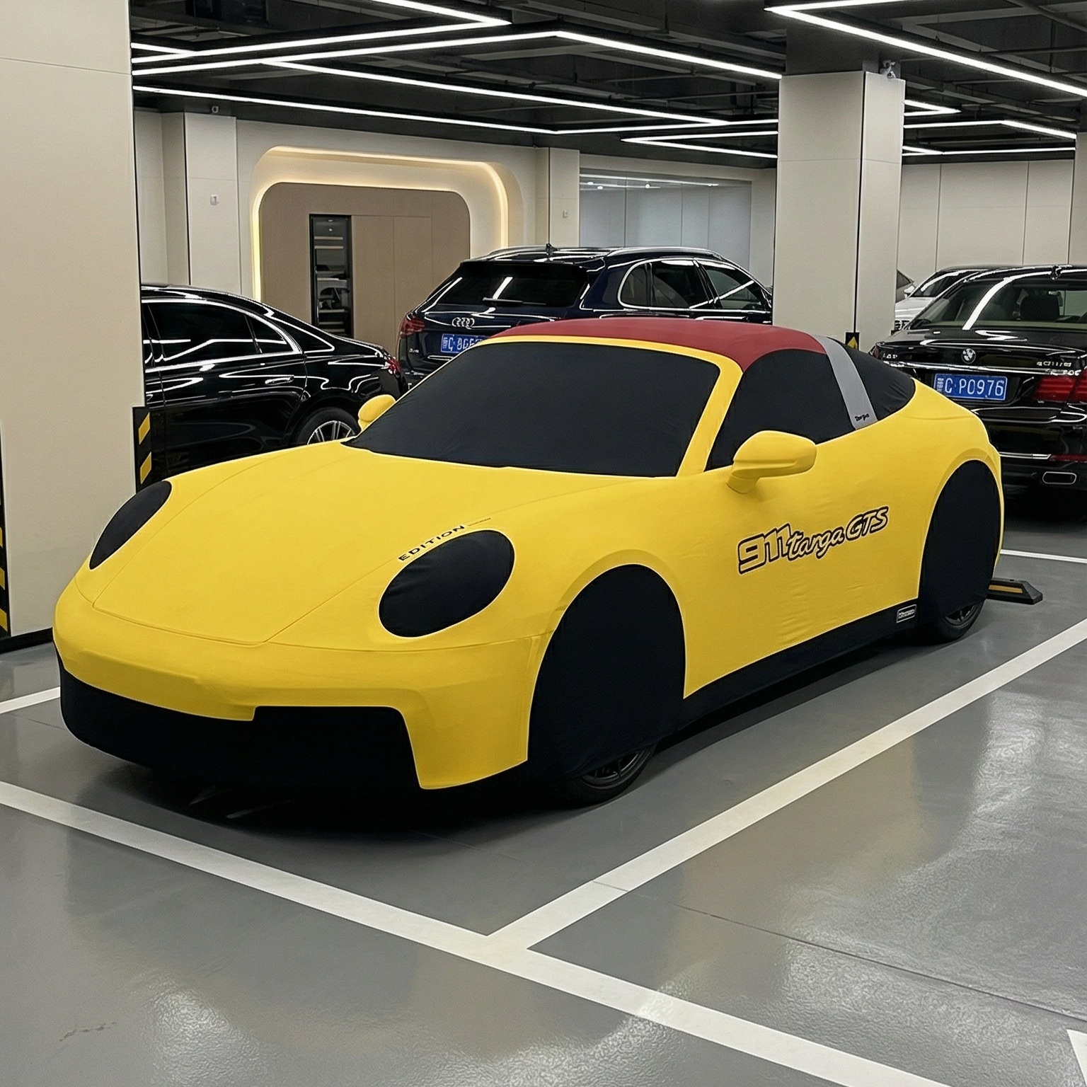 Depump car cover tailored for:Porsche 911 Targa GTS（Collector's Edition in Minimalist） | 📦Free shipping | 🚛Delivery in one week