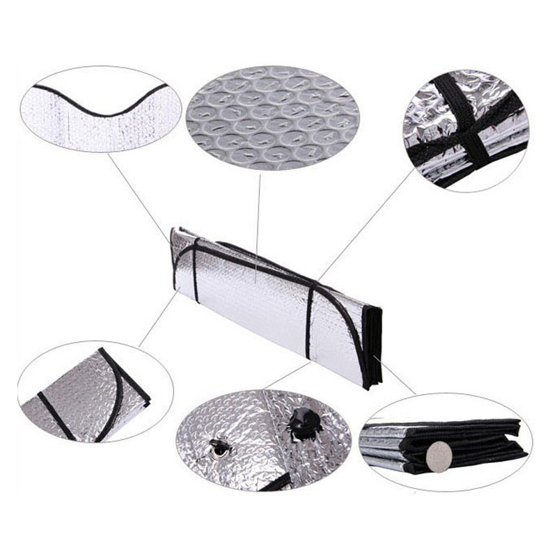 ZY-Q-008 Best front windshield single layer aluminum foil bubbles rear window vehicle car sunshade