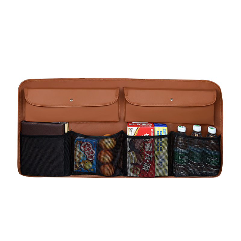 SN-H-059 Car back rear seat organizer net pockets Hanging backseat storage bag