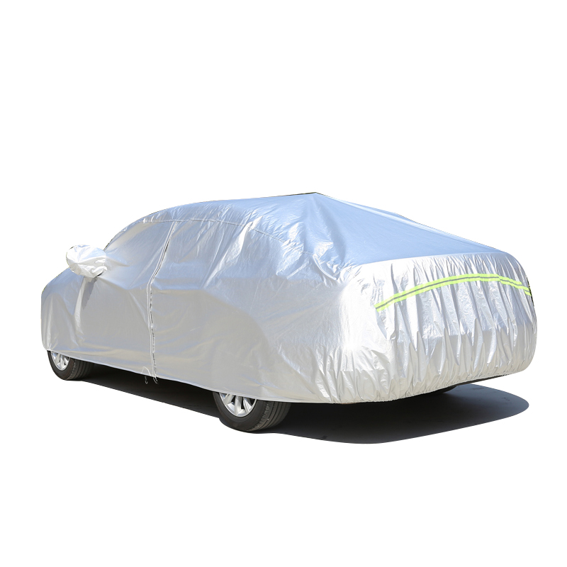 CY-S-063 Outdoor uv protection Waterproof Oxford Cloth plus cotton zipper door car cover