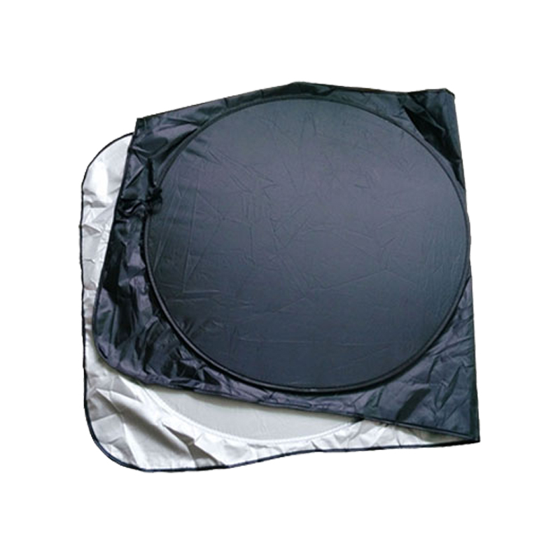 ZY-Q-022A Car Windshield SunShade Half shading HDPE Silver cloth Custom-made and Heat Insulation