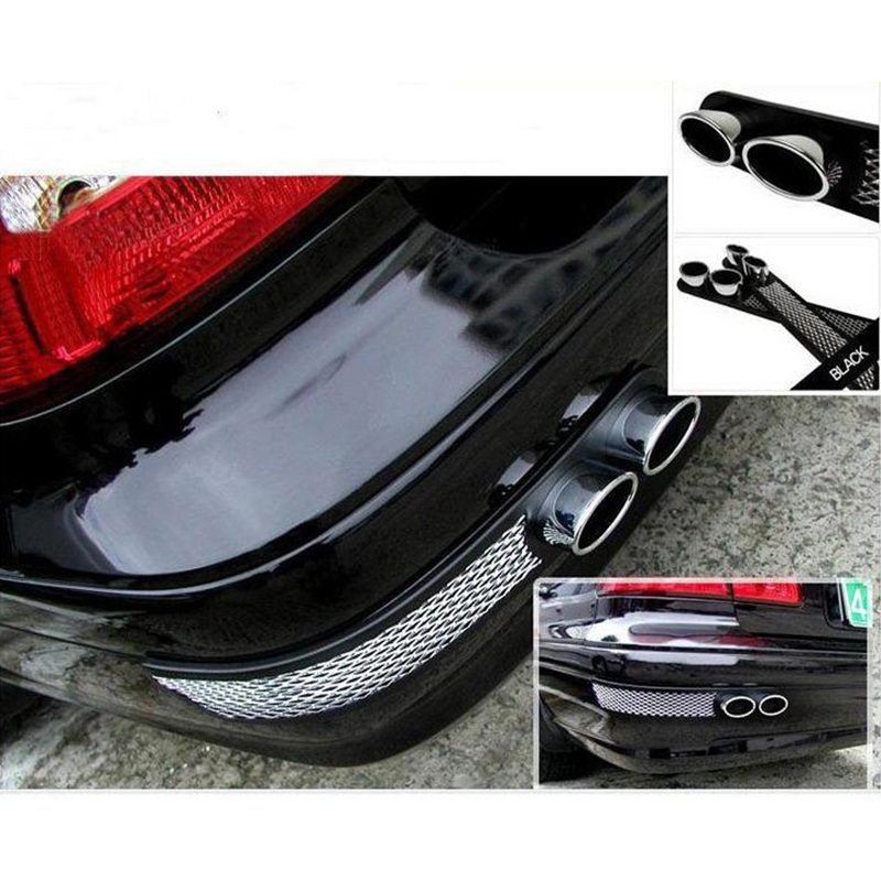 New design car modification parts Simulated Grid Exhaust Tail Pipe Decoration Sticker for DIY car