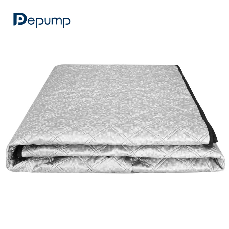 Portable waterproof Protector PEVA half Car Cover Windscreen Snow Ice Frost Dust proof Cover