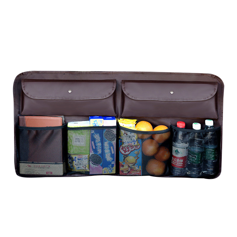 SN-H-059 Car back rear seat organizer net pockets Hanging backseat storage bag