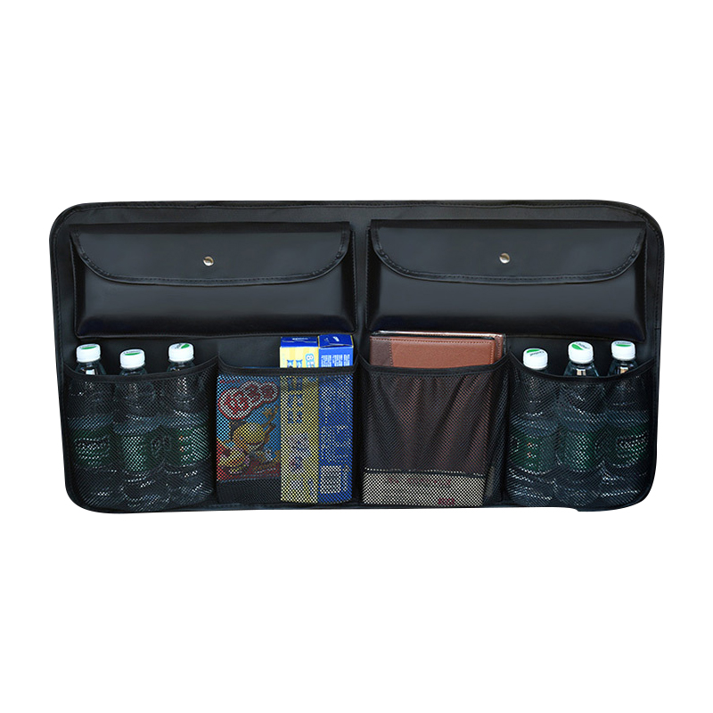 SN-H-059 Car back rear seat organizer net pockets Hanging backseat storage bag