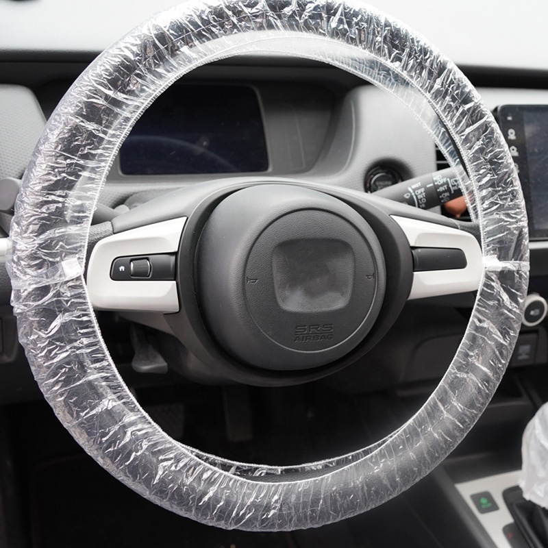 3 in 1 PE Transparent Waterproof Disposable Plastic Car Seat Cover Kit