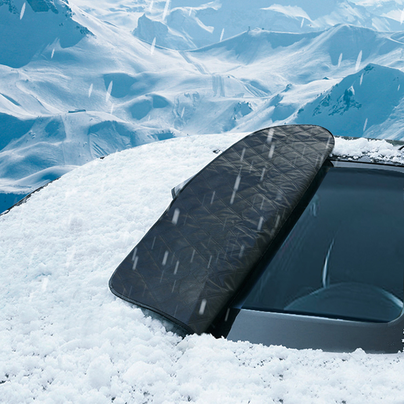 Magnetic Car Snow shade Covers for Winter Window Protection Front Windshield Reflective Sunshade