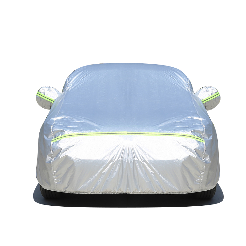 CY-S-063 Outdoor uv protection Waterproof Oxford Cloth plus cotton zipper door car cover