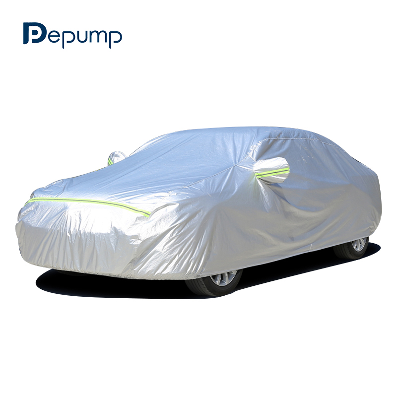 CY-S-063 Outdoor uv protection Waterproof Oxford Cloth plus cotton zipper door car cover