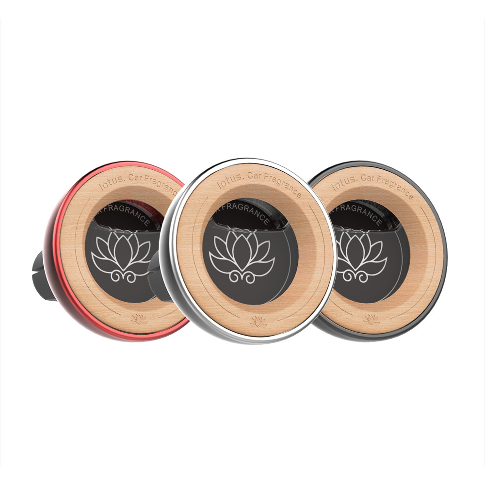 New Design Customizable Aromatherapy Essential Oil Car Perfume Diffuser Car Air Freshener Vent Clip