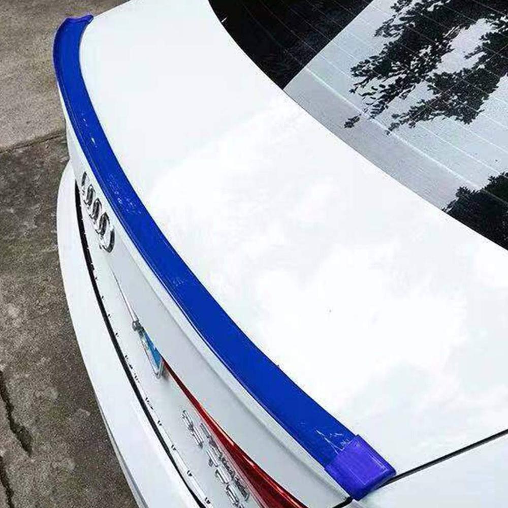 Universal Carbon Fiber Car Rear Automotive Spoilers Rubber Trunk or Rear Roof Lip Spoiler