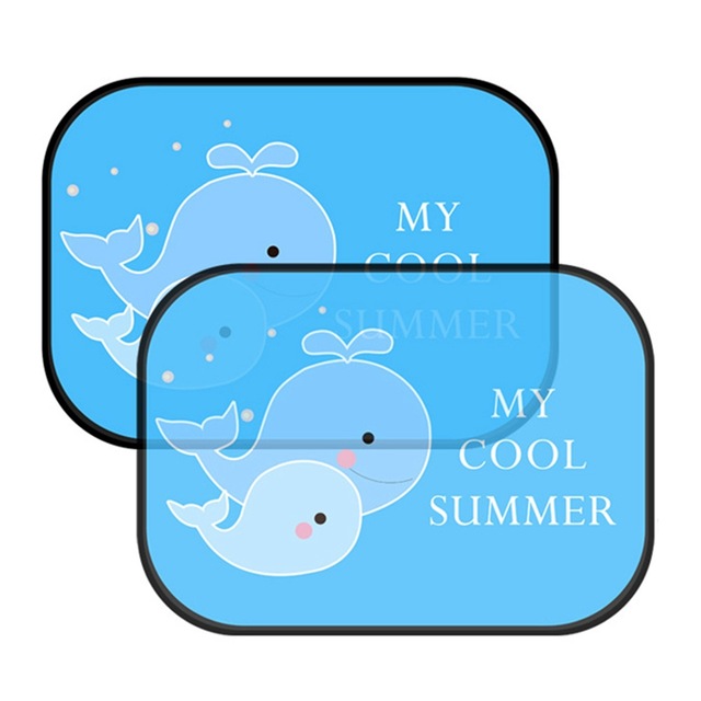 Car Mesh Electrostatic Sunshade Customize Cartoon Pattern Car Side Window Sun shade