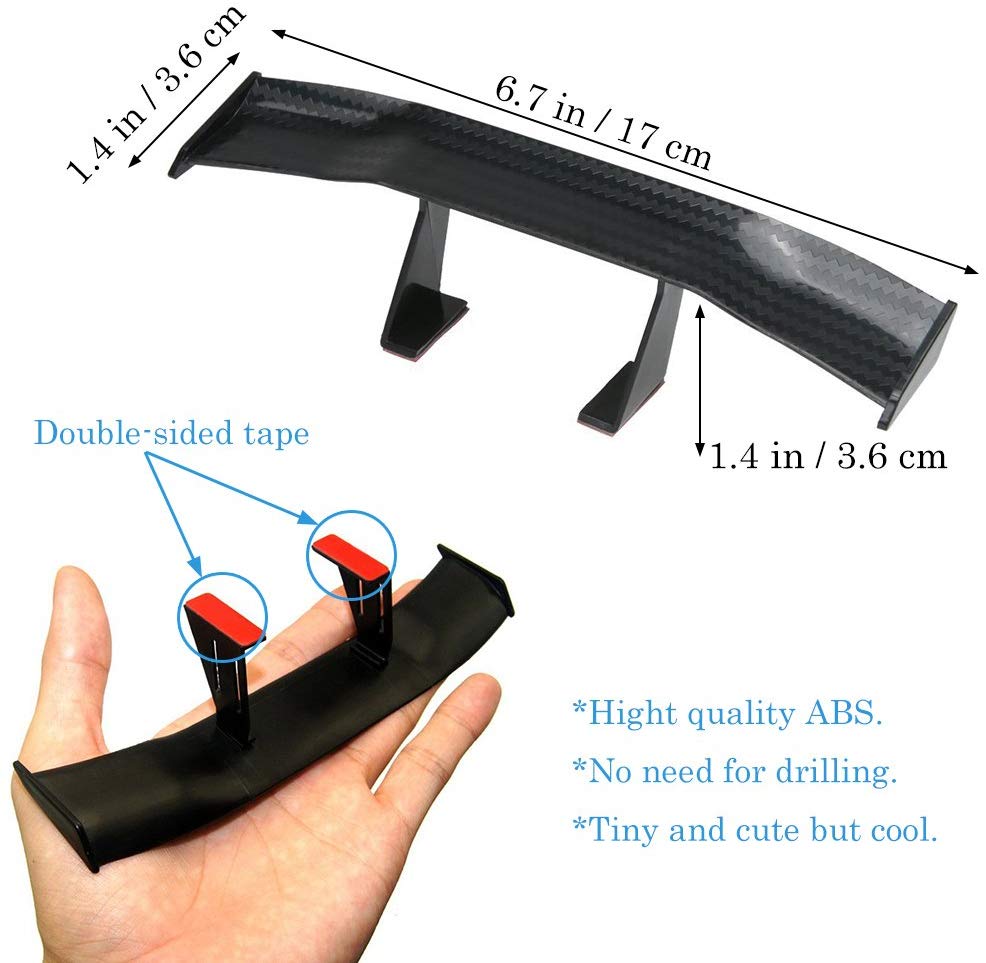 Details about Car Mini Spoiler Auto Car Tail Decoration Spoiler