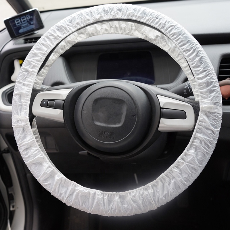 3 in 1 PE Transparent Waterproof Disposable Plastic Car Seat Cover Kit