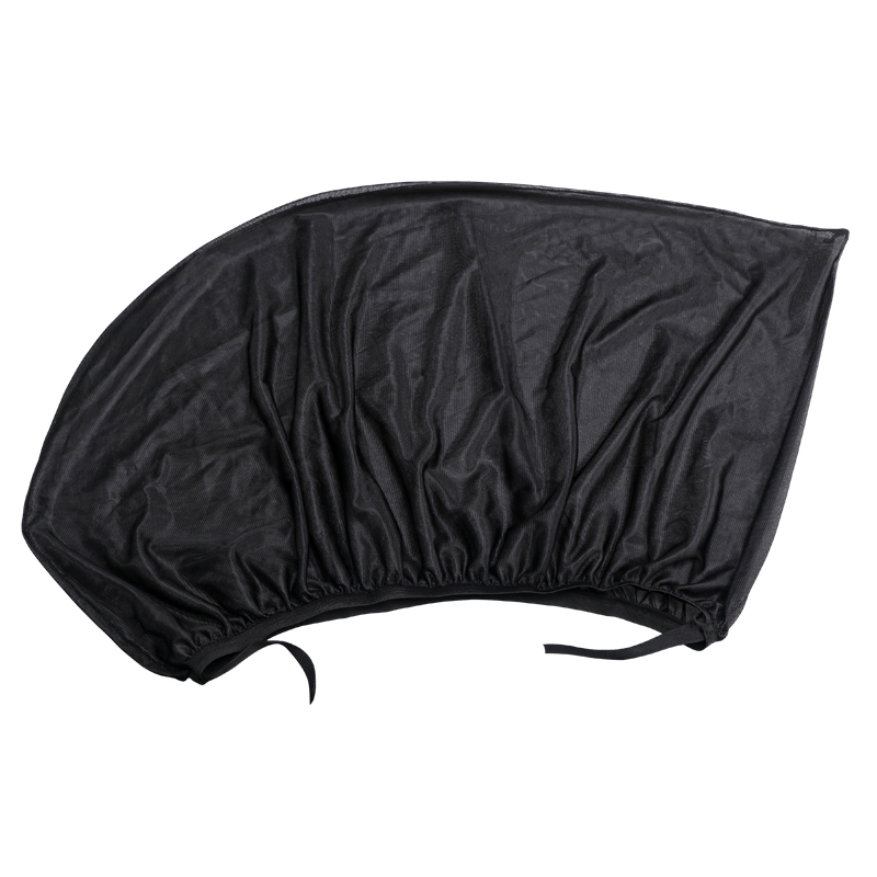 UV Protection Rear Side Window Car Sun Shade Retractable Black Mesh Car Sunshade Curtain