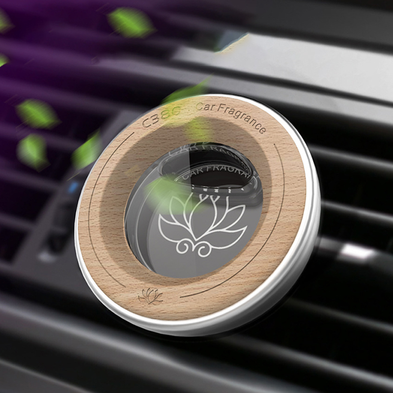 New Design Customizable Aromatherapy Essential Oil Car Perfume Diffuser Car Air Freshener Vent Clip