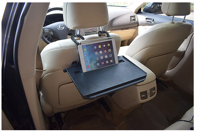 Auto Steering Wheel Desk Car Travel Table Fits Most Vehicles Steering Wheels Car Back Seat Organizer