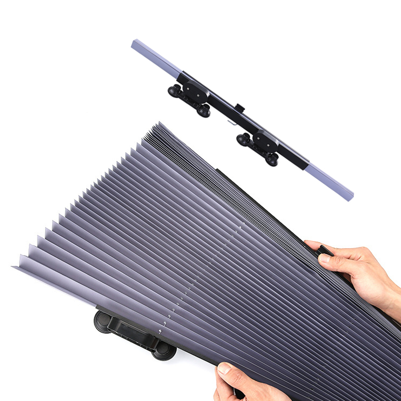 ZY-Q-006 aluminum foil Car Sunshade Front Window Retractable Car Sunshade