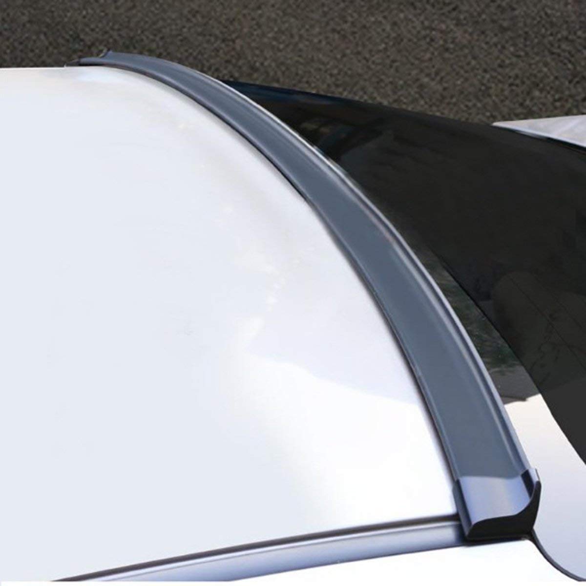 Universal Carbon Fiber Car Rear Automotive Spoilers Rubber Trunk or Rear Roof Lip Spoiler