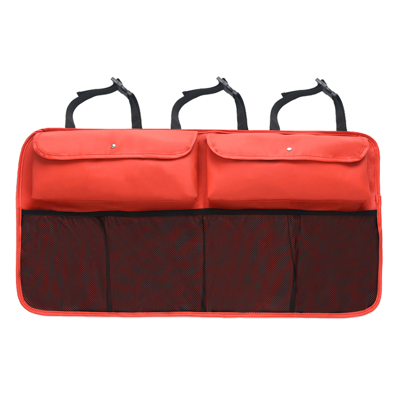 SN-H-059 Car back rear seat organizer net pockets Hanging backseat storage bag