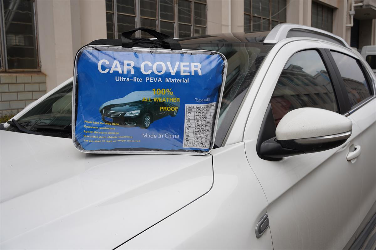 Hot Sell PEVA Cotton Lining All Weather Protection Car Cover Rain Sun Snow Dust Waterproof Car Cover
