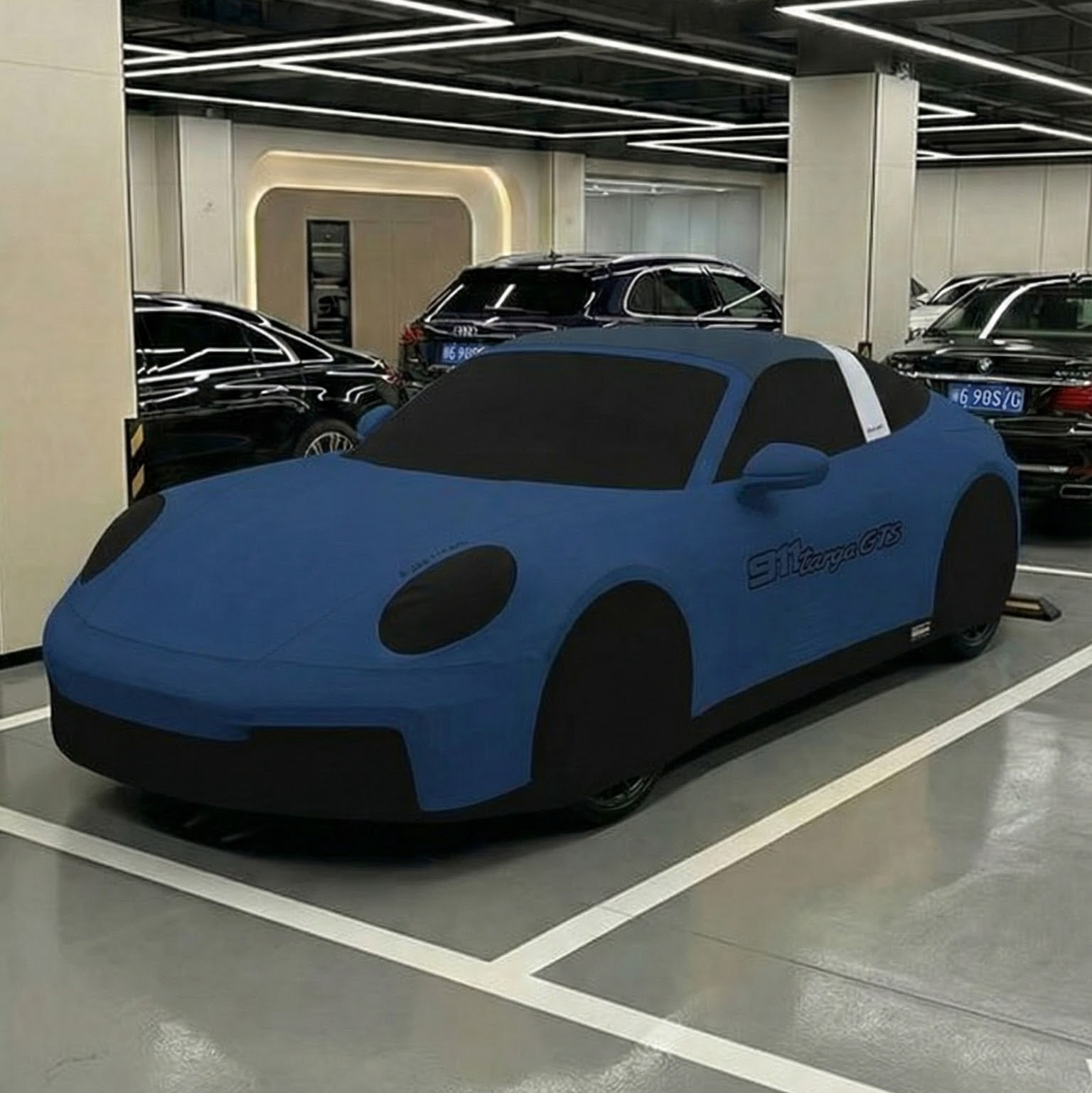 Depump car cover tailored for:Porsche 911 Targa GTS（Collector's Edition in Minimalist） | 📦Free shipping | 🚛Delivery in one week