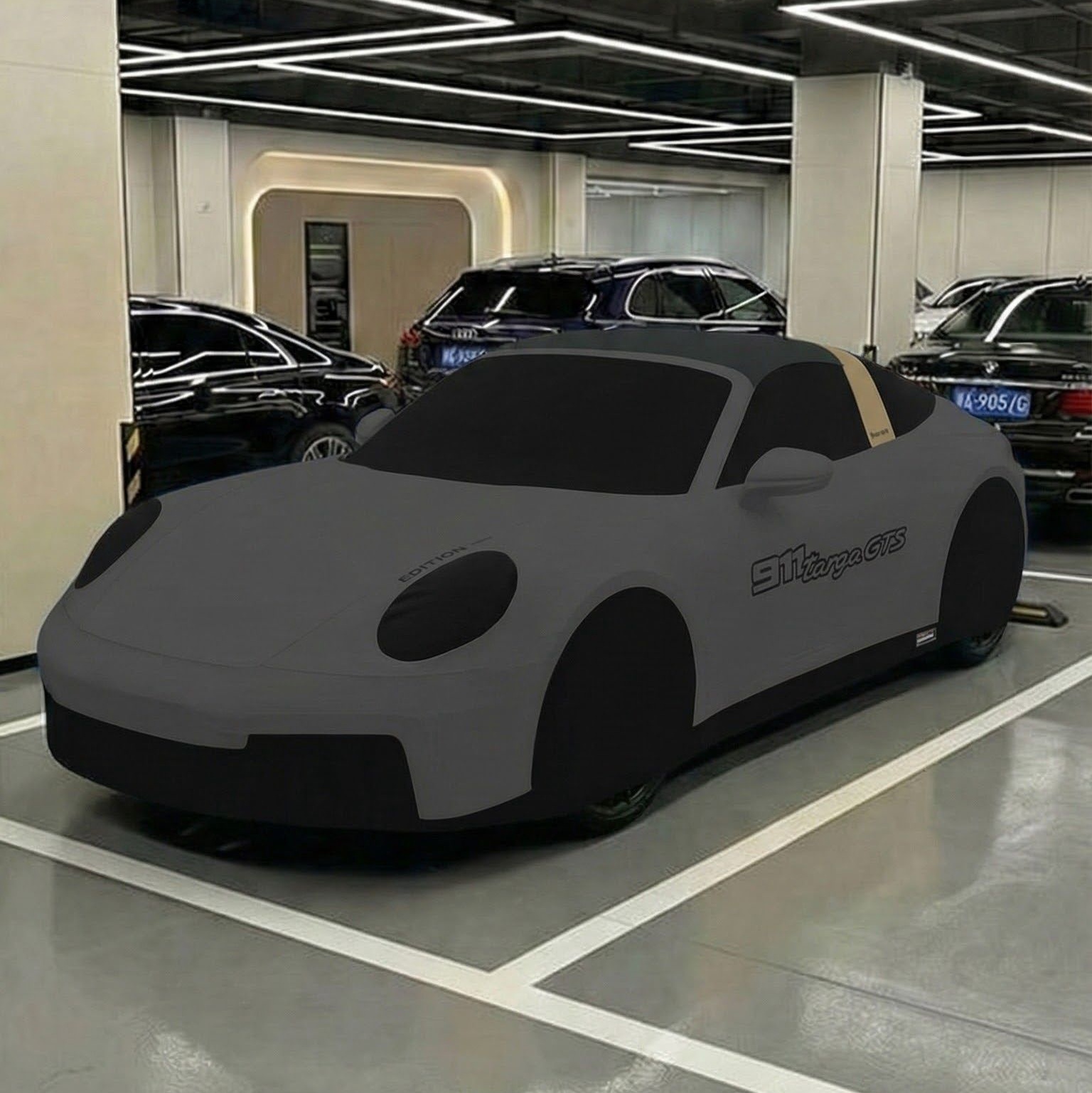 Depump car cover tailored for:Porsche 911 Targa GTS（Collector's Edition in Minimalist） | 📦Free shipping | 🚛Delivery in one week