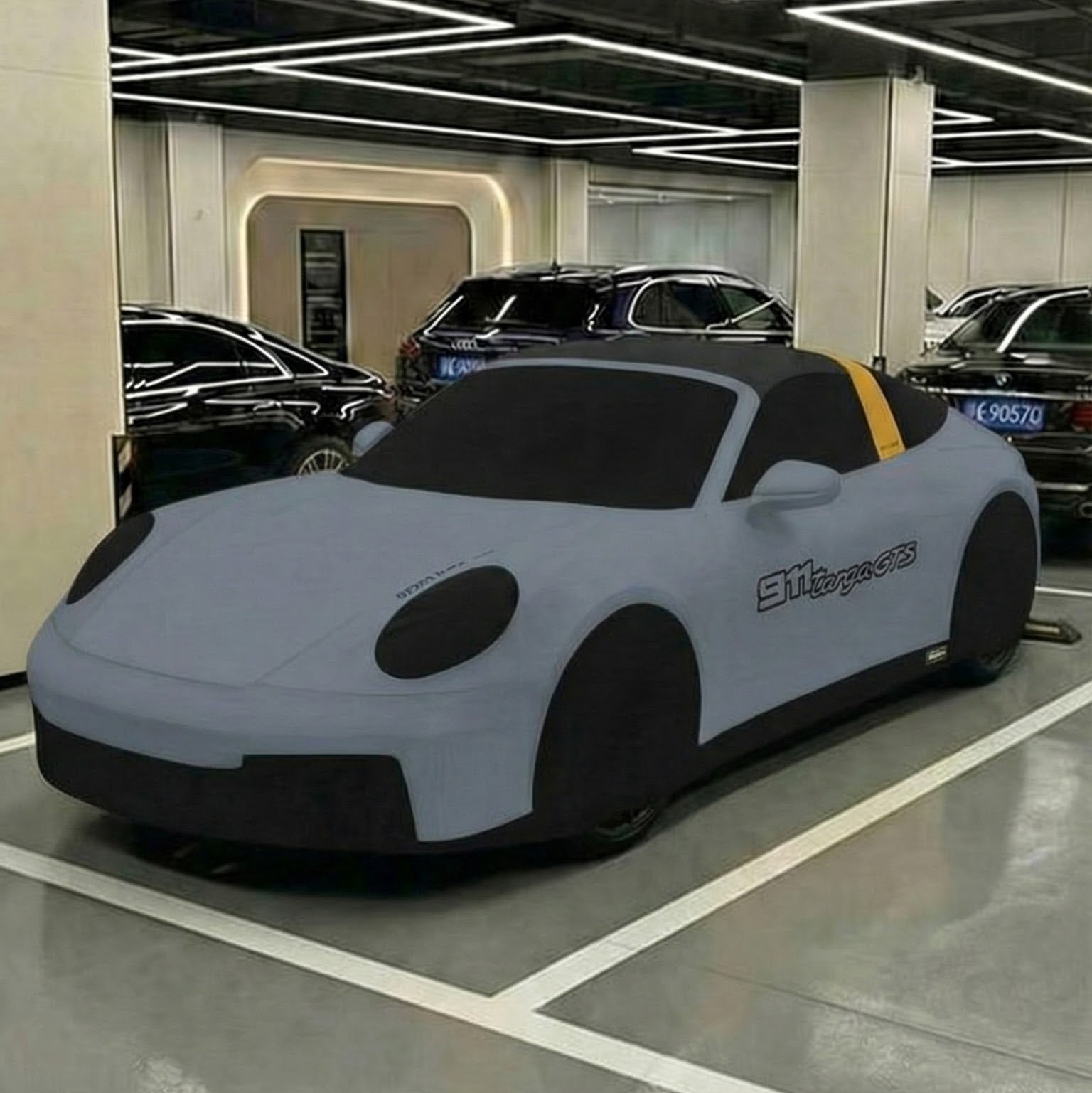 Depump car cover tailored for:Porsche 911 Targa GTS（Collector's Edition in Minimalist） | 📦Free shipping | 🚛Delivery in one week