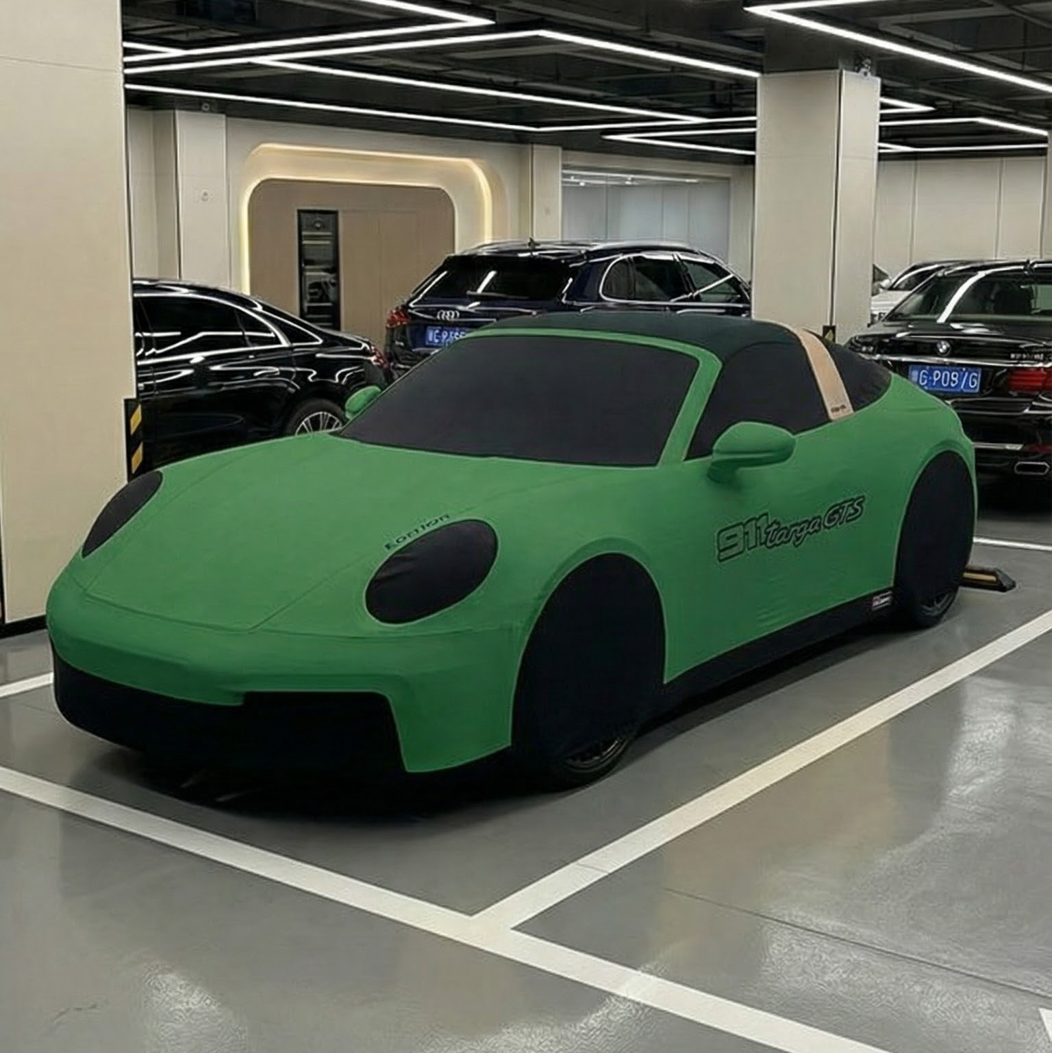 Depump car cover tailored for:Porsche 911 Targa GTS（Collector's Edition in Minimalist） | 📦Free shipping | 🚛Delivery in one week