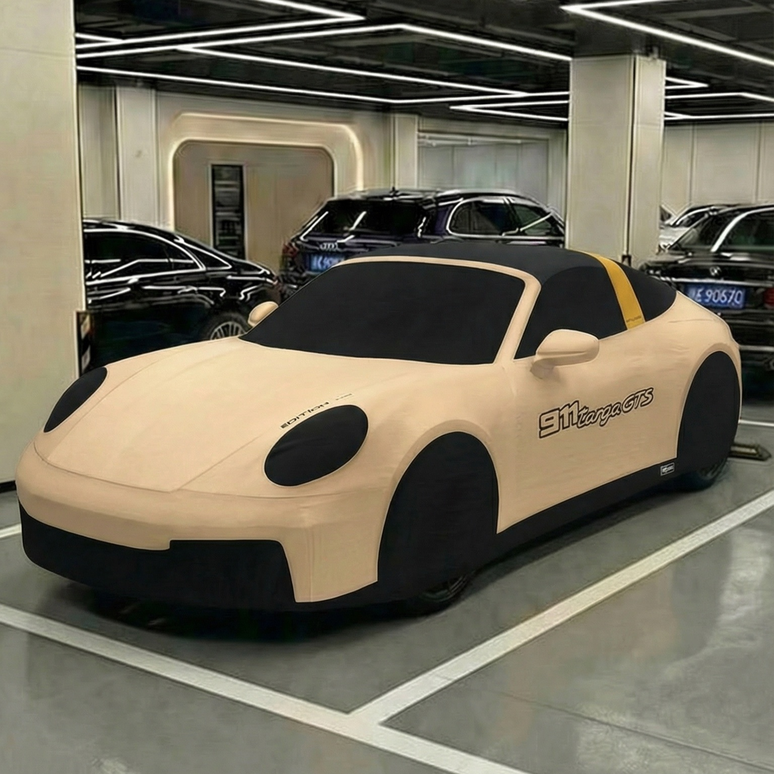 Depump car cover tailored for:Porsche 911 Targa GTS（Collector's Edition in Minimalist） | 📦Free shipping | 🚛Delivery in one week